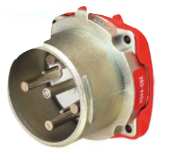 Meltric DS 60Amp Decontractor Series Switch Rated Metal Inlet (Male) photo