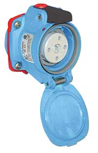 Meltric DSN 20Amp Decontractor Series Switch Rated Receptacle (Female) photo