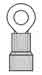 19067-0045 - Ring Tongue (Eyelet Style) Terminal Solderless Terminals 6 AWG image